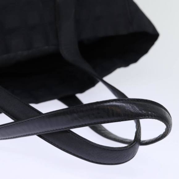 CHANEL New Travel Line Tote Bag Nylon Black CC Auth ep4067 - Picture 7 of 16